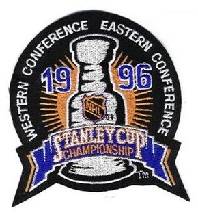 <span class="mw-page-title-main">1996 Stanley Cup Finals</span> 1996 NHL ice hockey championship series