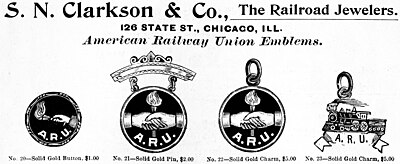 Advertisement for pins and fobs bearing the emblems of the ARU 9408-aruemblems-lfmad.jpg