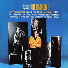 Burt Bacharach'ın Hit Maker'ı için albüm kapağı! .Jpg