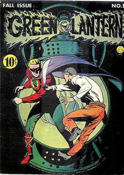 Cover of Green Lantern #1 (fall 1941) by Howard Purcell