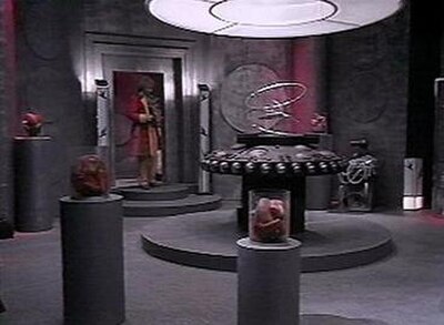 The interior of the Rani's TARDIS in The Mark of the Rani (1985)