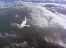 A combination of live action and CGI was used to depict the flight of the "Gimli Glider". Screen shot Falling Flight 174.png