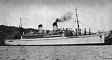 Giulio Cesare, built in 1923, in Italian Line service 1932-1937 Ss guilio cesare 1923.jpg