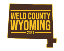 The logo of Weld County, WY. Weld County Wyoming Logo.png