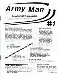 Army Man #1, as it appeared in the September 2004 issue of The Believer.