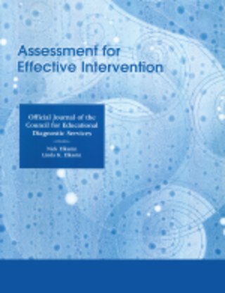 <i>Assessment for Effective Intervention</i> Academic journal