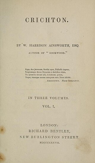 <i>Crichton</i> (novel) 1837 novel