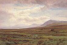 Henry Albert Hartland's 1876 landscape painting On the moors, Achill Island, Co. Mayo, Ireland Hartland-onthemoors.jpg