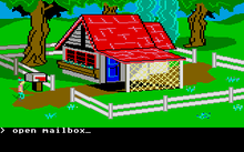 Gameplay screenshot (Atari ST) King's Quest II Atari ST screenshot.png