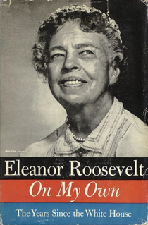 <i>On My Own</i> (memoir) 1958 memoir by Eleanor Roosevelt