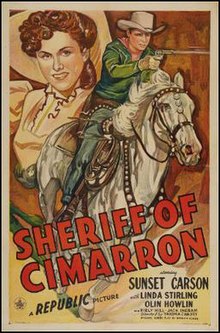 Cimarron Şerifi poster.jpg