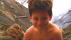 A slightly older Kal-El just out of his Kryptonian ship in the pilot episode of Smallville. Smallville Baby Clark.jpg