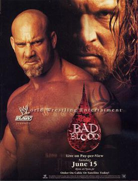 Promotional poster featuring Goldberg and Triple H