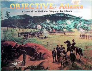 <i>Objective: Atlanta</i> 1977 American Civil War board wargame