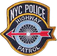 NEW YORK CITY POLICE DEPARTMENT (NYPD) SHOULDER PATCH: Highway