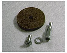 Rotary tool mandrel with an accompanying grinding wheel Mandrel 001.jpg