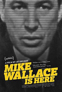 <i>Mike Wallace Is Here</i> 2019 biographical documentary film by Avi Belkin