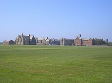 Rossall as seen from the playing fields