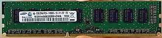 The first DDR4 memory module prototype was manufactured by Samsung and announced in January 2011. Samsung displays first DDR4 module.jpg