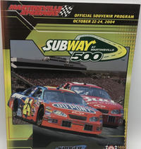2004 Subway 400 program cover
