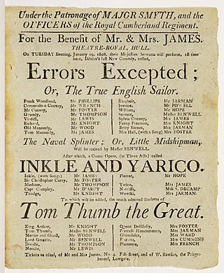 <i>Errors Excepted</i> 1807 play