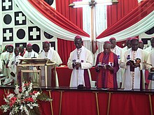 Methodist bishops at a church conference in Winneba, 2008 Kow Egyir and MCG College of Bishops.JPG