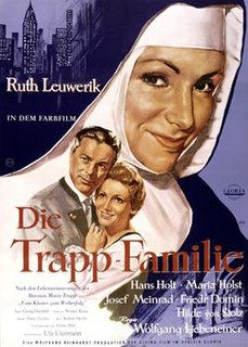 <i>The Trapp Family</i> 1956 West German film directed by Wolfgang Liebeneiner