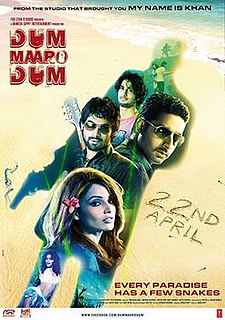 <i>Dum Maaro Dum</i> (film) 2011 action-thriller film by Rohan Sippy