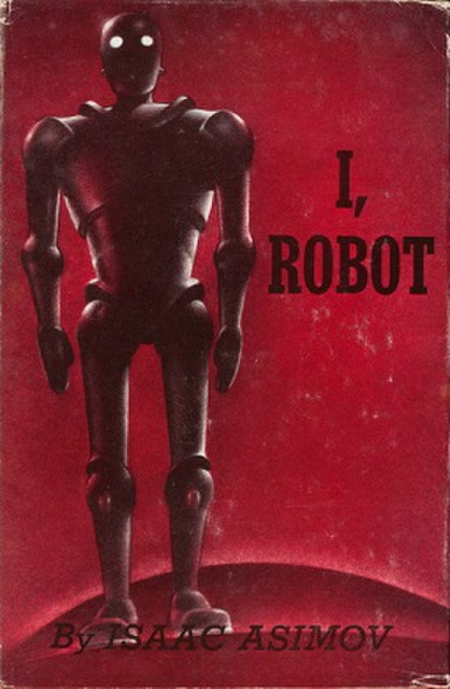 The first-edition cover of Isaac Asimov's I, Robot.