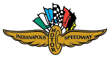 The IMS wing and wheel logo has been used since 1909. This variation was used from the 1960s through 2008. Indianapolis Motor Speedway.svg