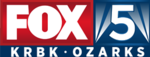 Former KRBK logo under the "Fox 5" branding, used from September 8, 2014 to October 21, 2018. KRBK 5 logo.png