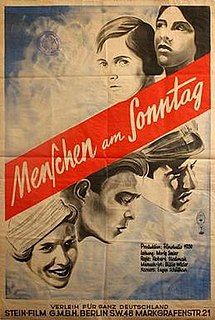 <i>People on Sunday</i> 1930 film