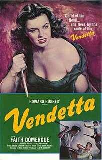<i>Vendetta</i> (1950 film) 1950 American drama produced by Howard Hughes