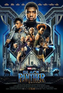 <i>Black Panther</i> (film) 2018 superhero film produced by Marvel Studios