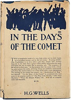 <i>In the Days of the Comet</i> 1906 science fiction novel by H. G. Wells