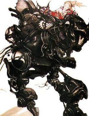 Final Fantasy VI artwork by Yoshitaka Amano, who provided designs for much of the series.
