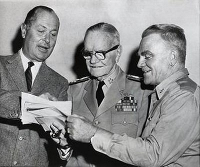 Montgomery, Halsey, and Cagney on set