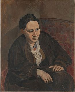 <i>Portrait of Gertrude Stein</i> painting by Pablo Picasso