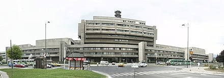 Radio and Television of Bosnia and Herzegovina headquarters in Sarajevo
