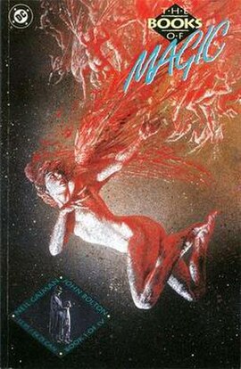 The Books of Magic #1 (Dec. 1990), cover art by John Bolton.