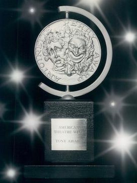 The Tony Award medallion designed by Herman Rosse in 1949