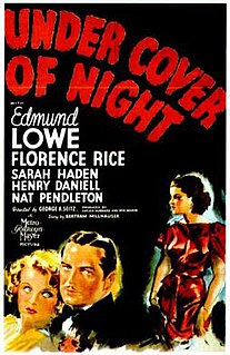 <i>Under Cover of Night</i> 1937 film