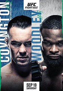 UFC Fight Night: Covington vs. Woodley UFC mixed martial arts event in 2020