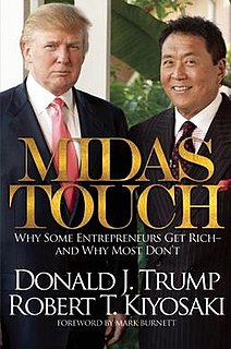 <i>Midas Touch</i> (book) 2011 book by Donald Trump and Robert Kiyosaki