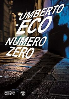 Numero Zero (Umberto Eco tarafından) - book cover.jpg