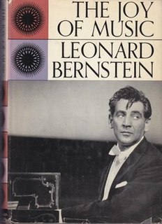 <i>The Joy of Music</i> Book by Leonard Bernstein