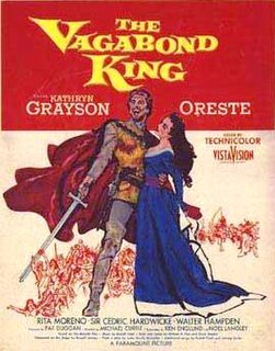 <i>The Vagabond King</i> (1956 film) 1956 film by Michael Curtiz