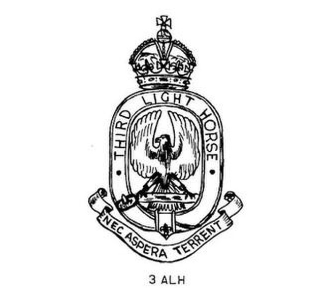 3rd Light Horse Regiment hat badge