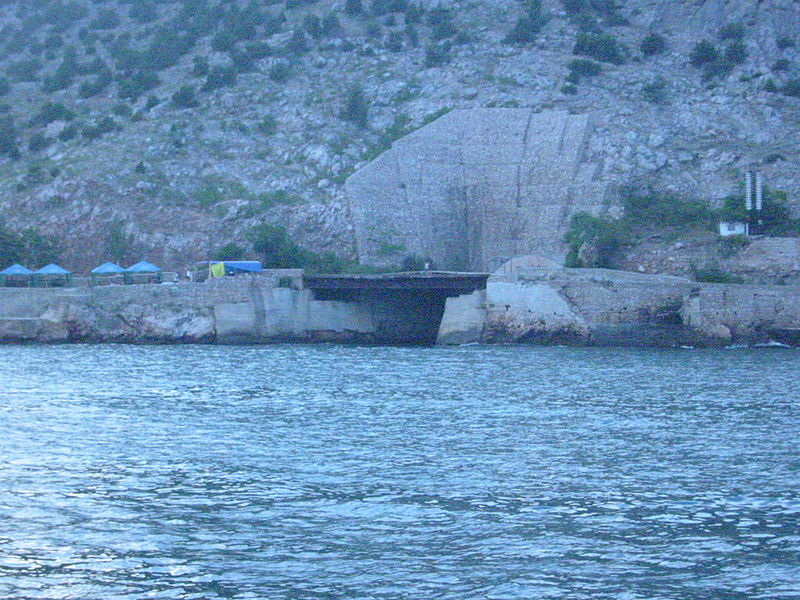 File:Balaklava entrance of the submarine base 2006.jpg