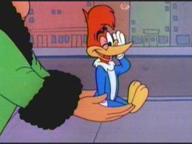 Woody in 1961's The Bird Who Came to Dinner, directed by Paul J. Smith. This cartoon was made several years after Woody's last redesign.